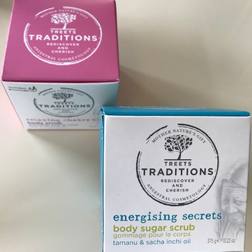 Super lækker body scrub fra Treets Traditions